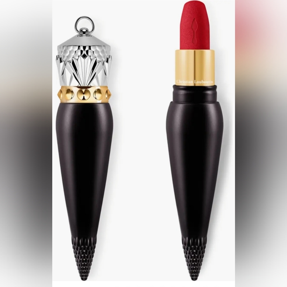 Christian Louboutin Matte Velvet Red Lipstick- RED DRAMADOUCE